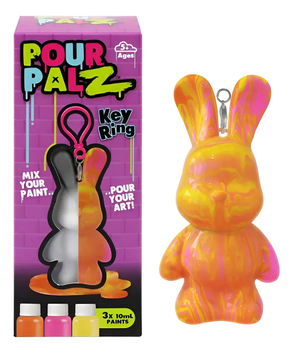 Mini Conejo 8cm Clip On Para Pintar TMR009