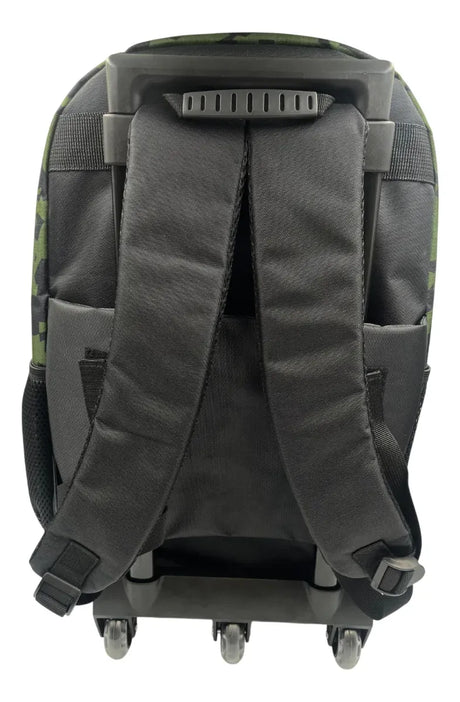 Mochila Carrito Escolar Skater 18 Pulgadas Zykl001 Shine Negro