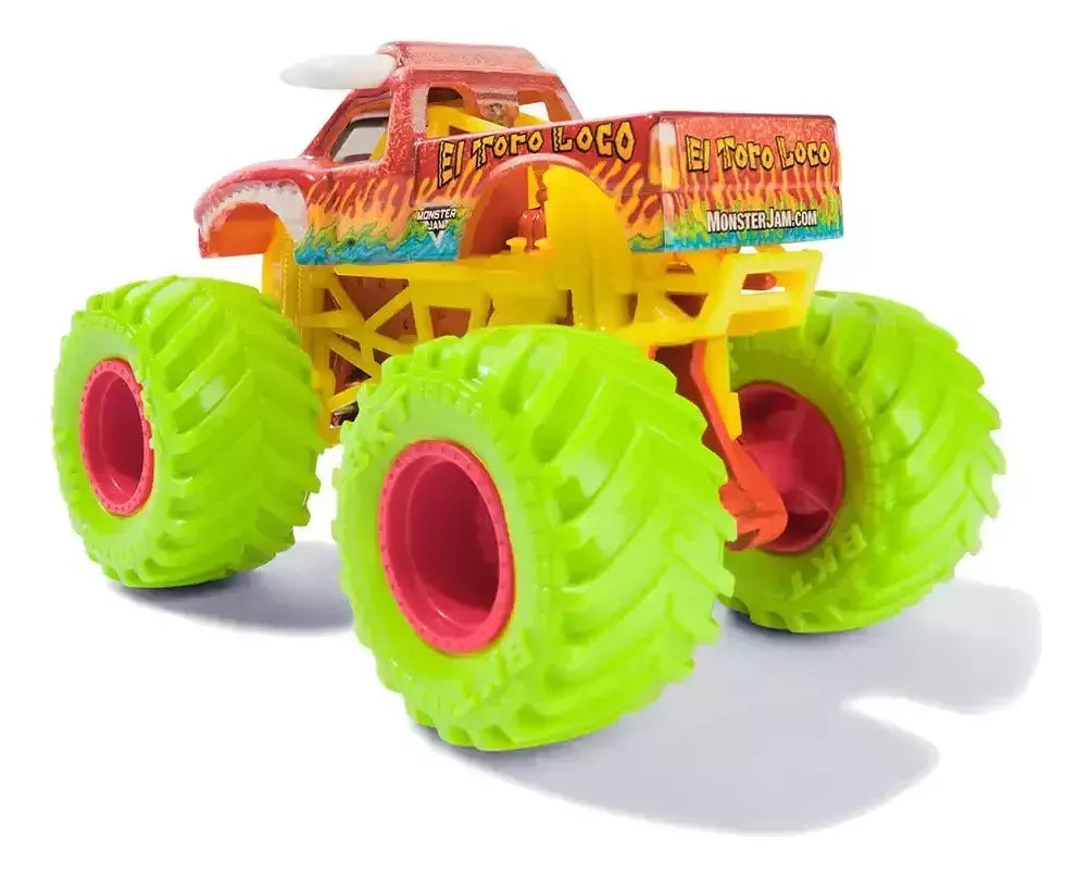Monster Jam El Toro Loco Vehiculo Die Cast a escala 1:64 58701/6070439