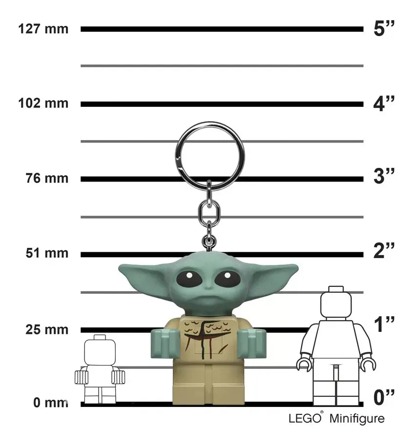 Lego Llavero Grogu Star Wars Con Luz LGL-KE179AH LE014