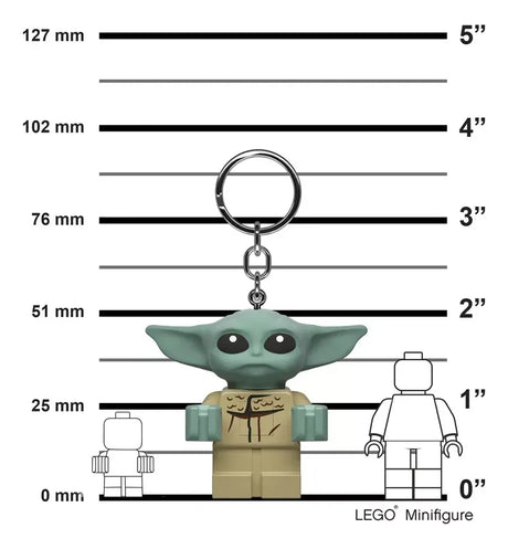 Lego Llavero Grogu Star Wars Con Luz LGL-KE179AH LE014