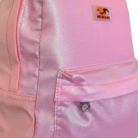Mochila Espalda Escolar 18p Brillosa Sl1907r Kinderland Fucsia