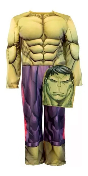 Avengers Hulk Disfraz c/Musculo T2 CAD123910