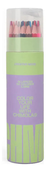 Chimola Set De Lapices x24 Purple ST69