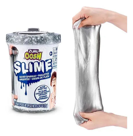 Zuru Oosh Slime Tub 70g Silver Sparkle 86104 7623