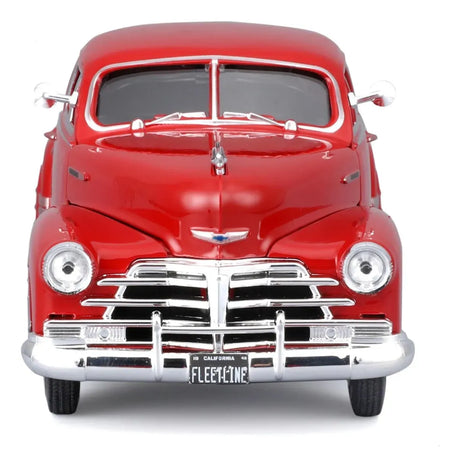 Maisto 1:24 1948 Chevrolet Fleetline Aerosedan Rojo 32921