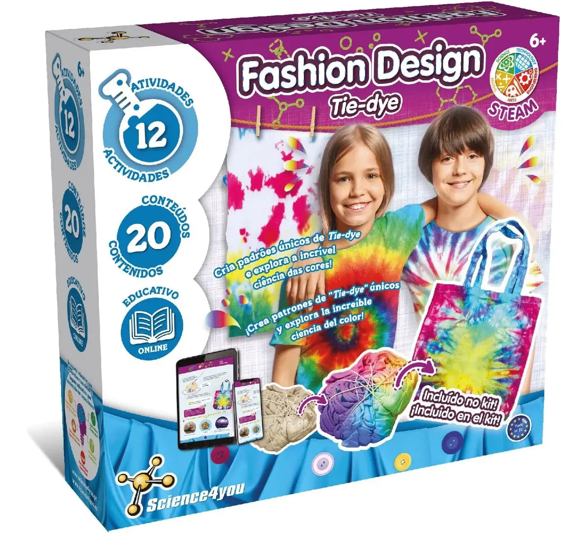 Science4You Fashion Design Tie-Dye 80004036 627574