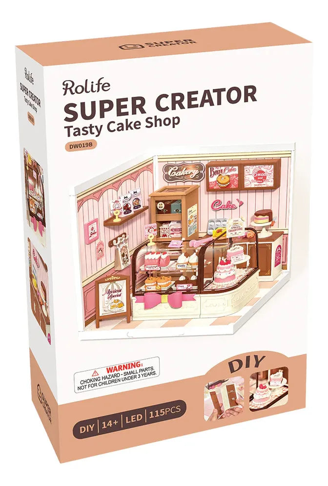 Robotime Puzzle 3d Tasty Cake Shop Rolife Dw019b
