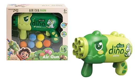 Pistola Dino Lanza Pelotas Air Eva Gun 2 En 1 3104579