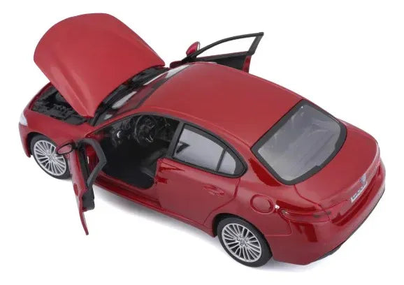 Bburago 1:24 Alfa Romeo Giulia 2016 Rojo Metalizado 18-21080