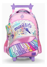 Footy Mochila Carro 18p C/Luz Music Life F26411