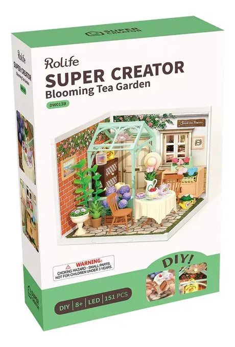 Robotime Puzzle 3d Jardin De Te Floreciente Dw013b Rolife