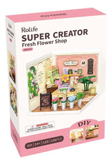 Robotime Rolife Fresh Flower Shop DW017B