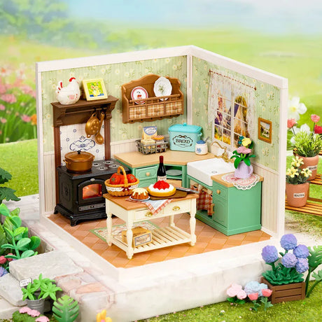 Robotime Rolife Puzzle 3d Farmhouse Kitchen Dw024