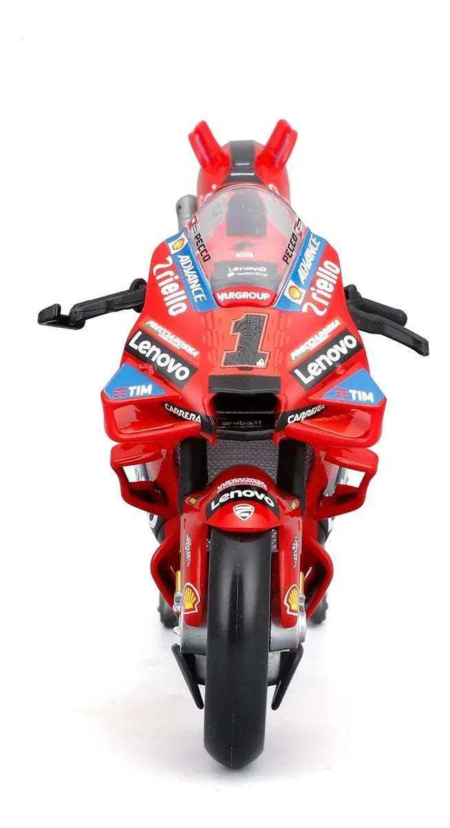 Bburago Maisto 1:18 Ducati Lenovo GP Racing 2024 #1 BAGNAIA - #23 BASTIANINI 34398