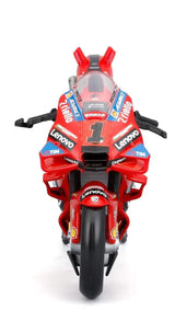 Bburago Maisto 1:18 Ducati Lenovo GP Racing 2024 #1 BAGNAIA - #23 BASTIANINI 34398