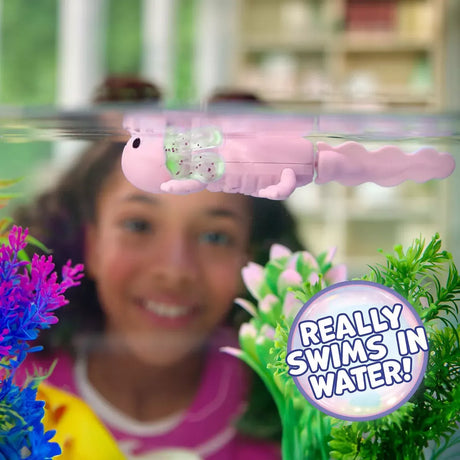 Fingerlings Axolotl Auggie con Piscina 3143