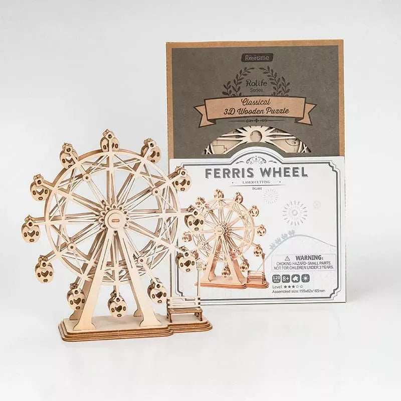 Robotime Puzzle 3d Rueda De La Fortuna Tg401 Rolife