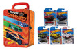 Combo 5 Autitos Hot Wheels + Lata Guardacoches Hwcc2-24r