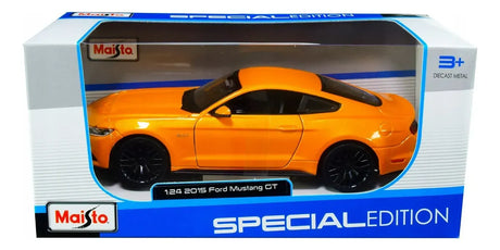 Maisto 1:24 Ford Mustang GT 2015 Naranja Metalizado 31508