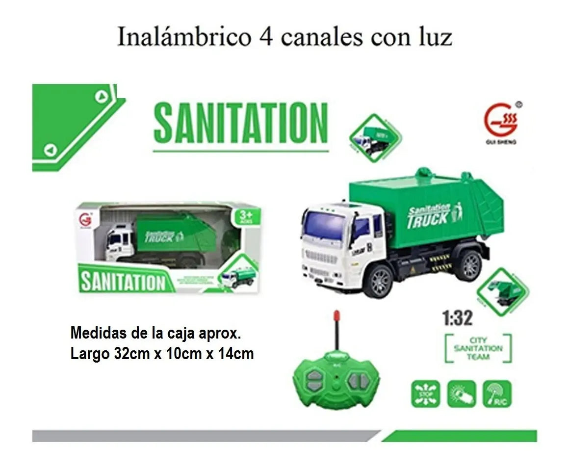 Camion Recolector De Residuos R/c 1:28 726-310 North Sun