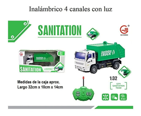 Camion Recolector De Residuos R/c 1:28 726-310 North Sun