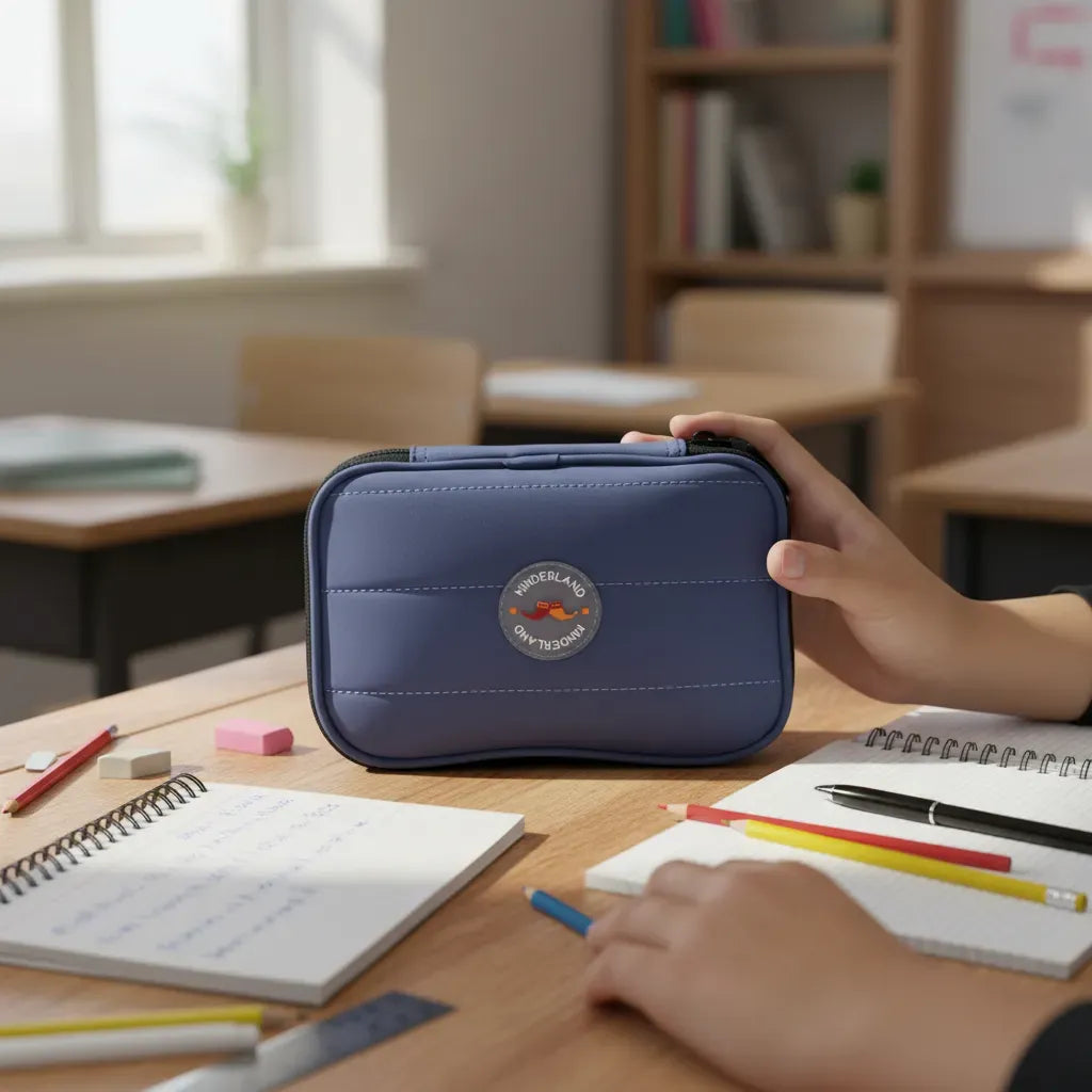 Cartuchera Escolar 1 Compartimento Sl2504a Kinderland Azul