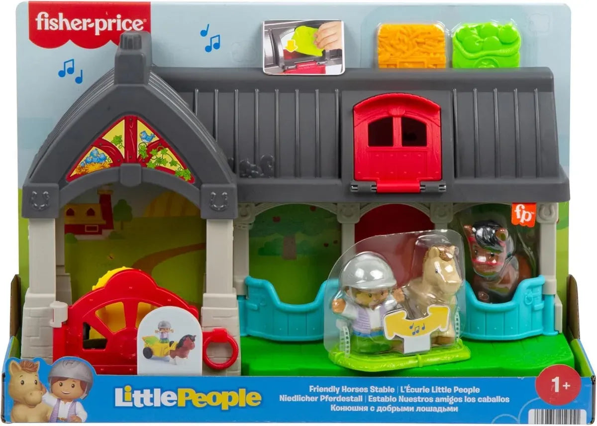 Little People Establo Nuestros Amigos Los Caballos HWR84