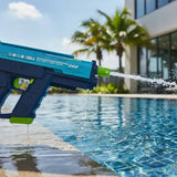 Pistola De Agua Uzi Con Luz Eléctrica Recargable AZUL KB1323