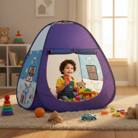 Carpa De Juegos Infantil Iglú + 6 Pelotas 3104774 Shine Azul