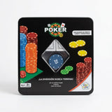 Super Set De Cartas De Poker En Lata 100 Fichas Kids Club 56542