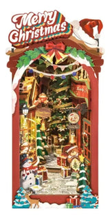 Robotime Rolife Puzzle 3d Christmas Street Book Nook Tgc06