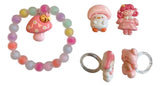 Hebilla clip Flores 11cm KL326