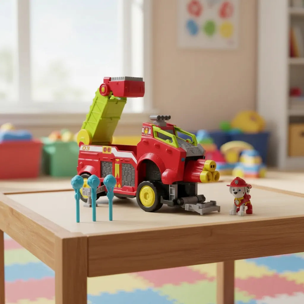 Paw Patrol Dino Rescue Vehículo Con Lanzador Marshall 97294