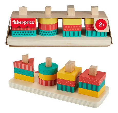 Fisher Price Wooden Shape Stacker HXV05