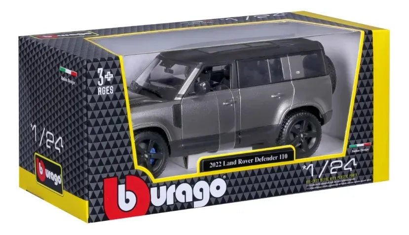 Bburago 1:25 Land Rover Defender 2022 Gris 18-21101