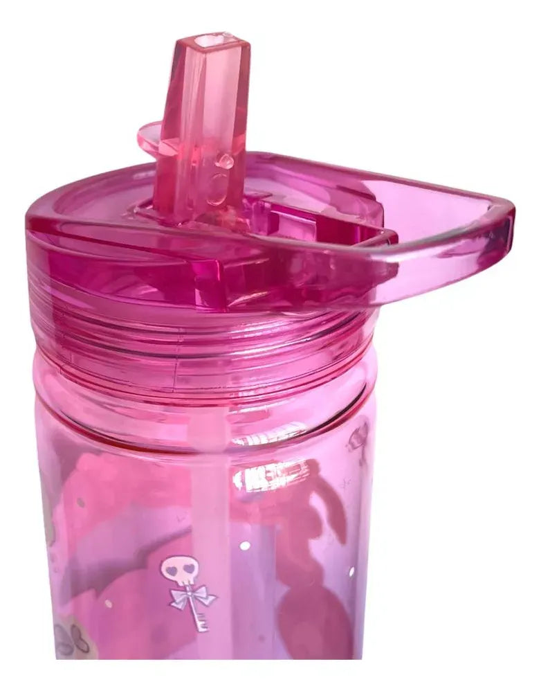 Botella Stor Large Ecozen Bottle Kuromi Transparente Rosa 1459