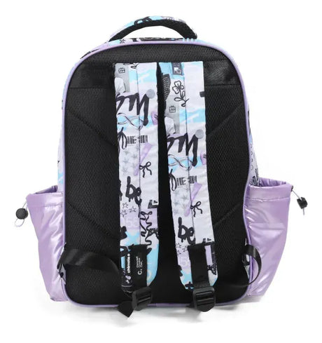 Chimola Mochila Espalda 17p Coquette Blockcore Purple TR208