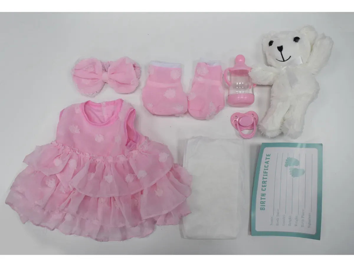 Muñeca Newborn 45 cm con Cabello y Accesorios S43541