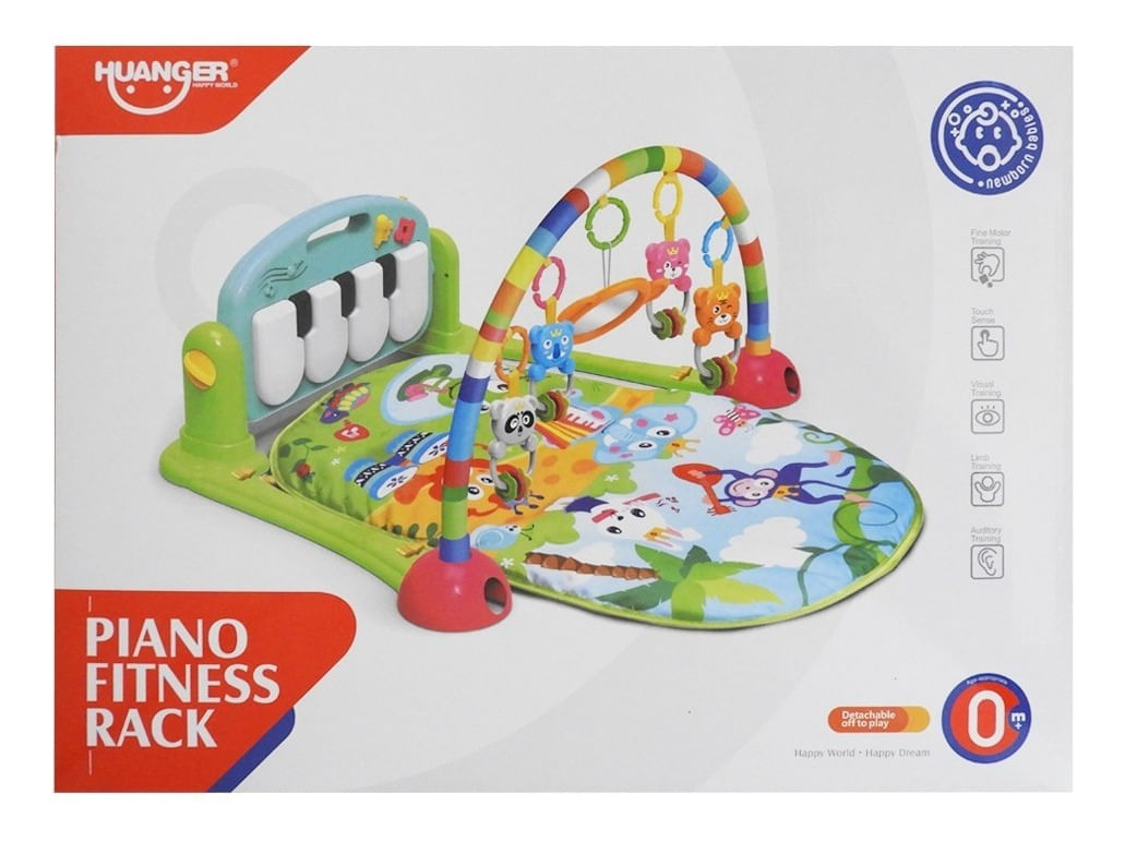 Gimnasio De Bebe Verde Con Luz Y Sonido 1755298