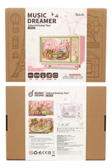 Robotime Rolife Puzzle 3d Caja De Música Sakura Amt02