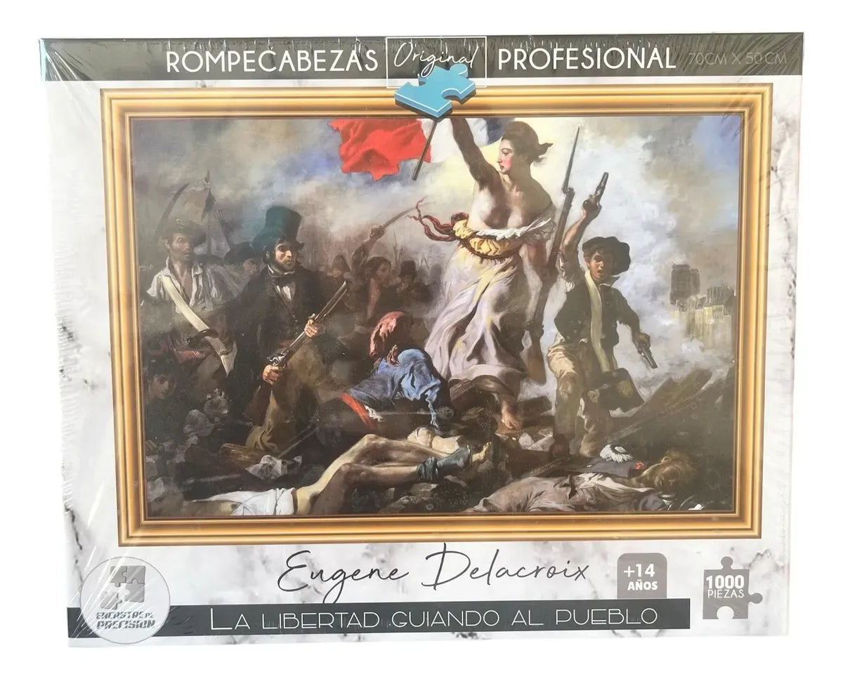 Puzzle 1000 Pzas La Libertad Guiando Al Pueblo 810-0173 FD1000270 (9)