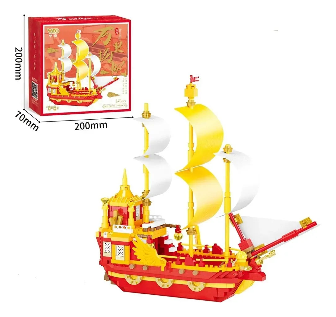 Bloques De Construcción 3d Velero Yuhao 1040pzs 2997542 Shine