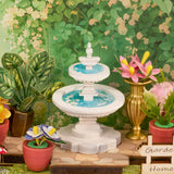 Robotime Puzzle 3d Green Fountain Garden Rolife Ds049