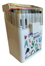Marcadores Acrílicos con Estuche X48 Colores SL7104