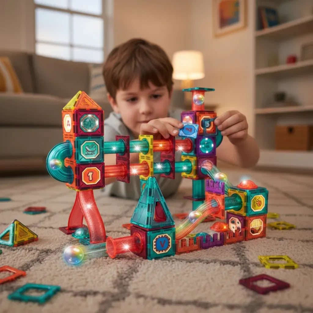 Bloques Magnéticos con Luz Stem 166PCS 2797118