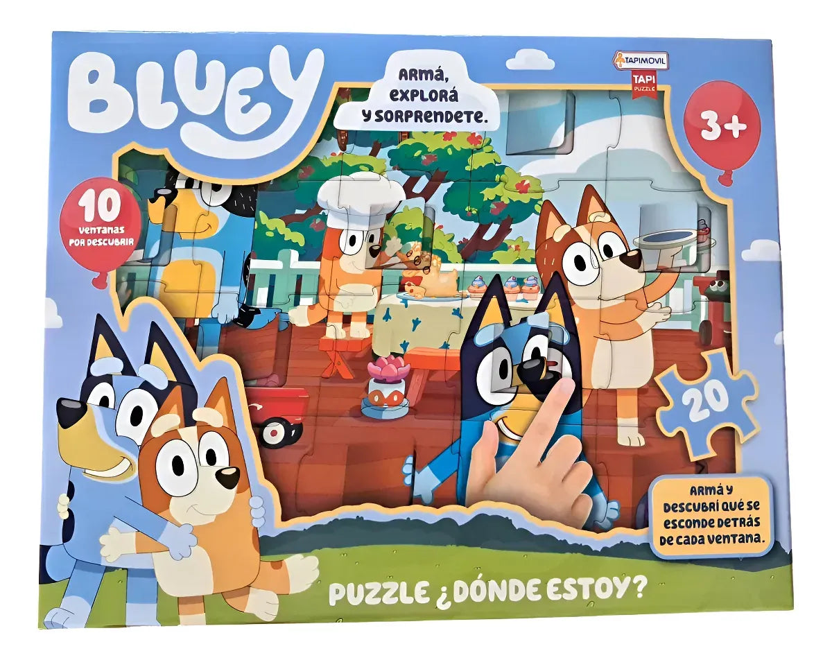 Puzzle Bluey 20 Pzs ¿donde Estoy? Blu01261