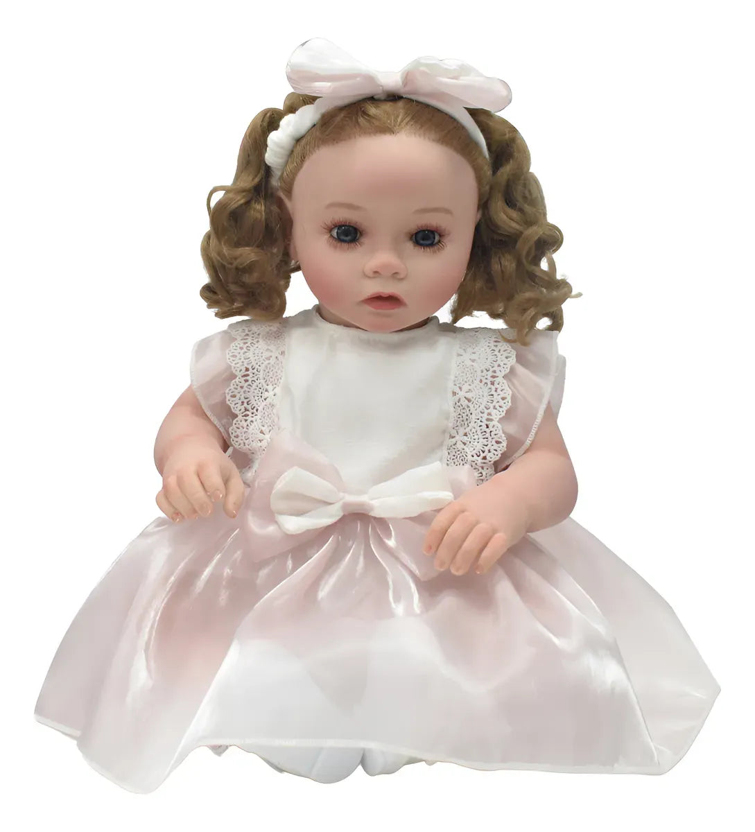 Muñeca Newborn 55 cm Realista con Cabello y Accesorios S43540