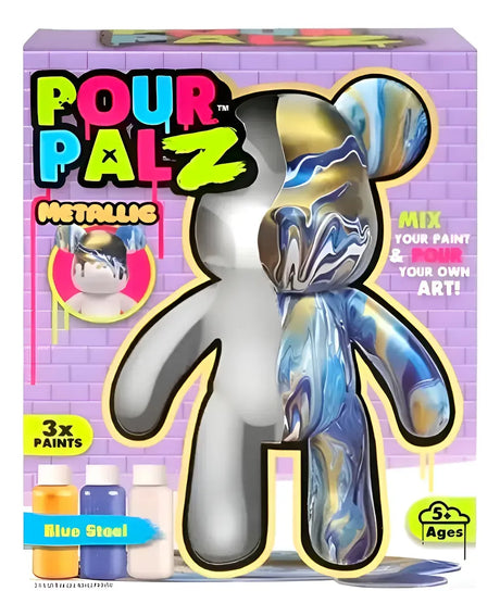 Oso 22cm Para Pintar Metalizado Surtido TMR011
