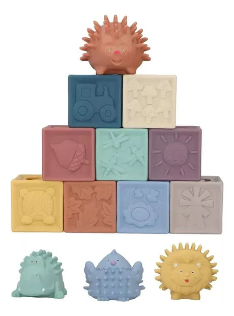 Baby Favorite Set educacional Animales erizados y cubos ZY1343967